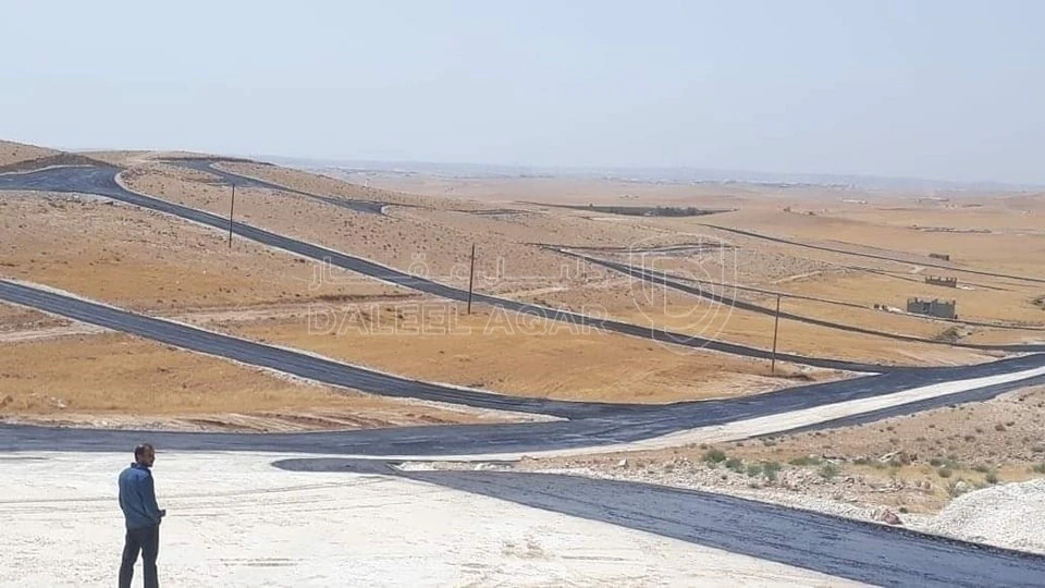أرض في خلف الشحن الجوي طريق المعهد المروري الكتيفه  - 15,000 دأ - صورة 1